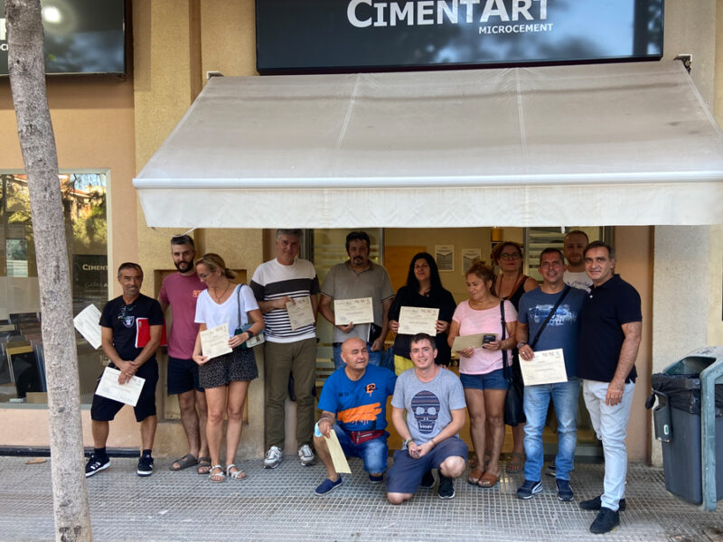 Curso de aplicación microcemento